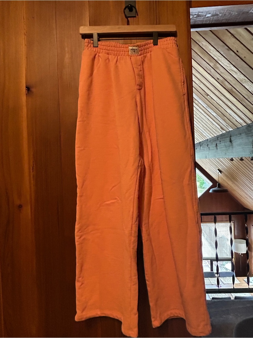 Parke x Target Wide-Leg Pull-On Pants in Peach - Picture 3 of 5